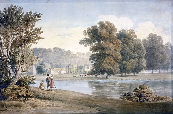 Allington Castle, near Maidstone, Kent, 19th century. Artist: James Duffield Harding