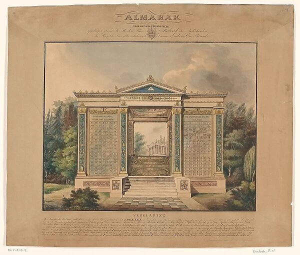 Almanac for the nineteenth century, c.1805-1840. Creator: Friedrich Wilhelm Rossbach