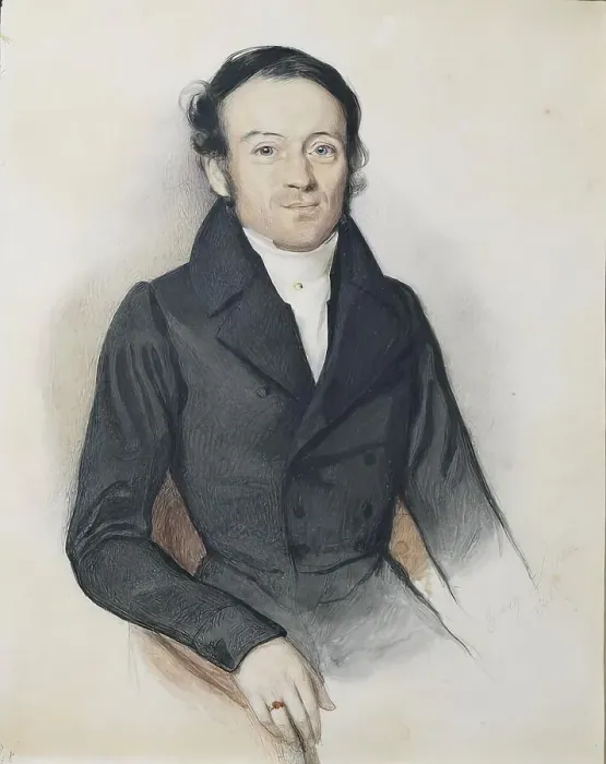 Framed Print : Alois Zaillner, 1836. Creator: Georg Decker Framed Print : Alois Zaillner, 1836. Creator: Georg Decker