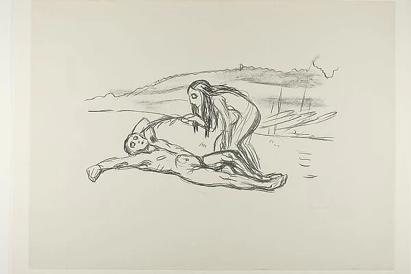 Alpha and Omega, 1908 / 09. Creator: Edvard Munch