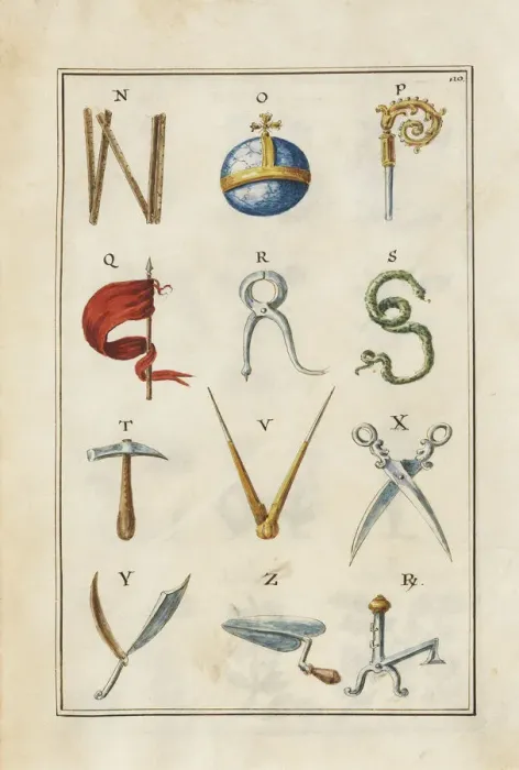Framed Print : Alphabet. Private Collection Framed Print : Alphabet. Private Collection