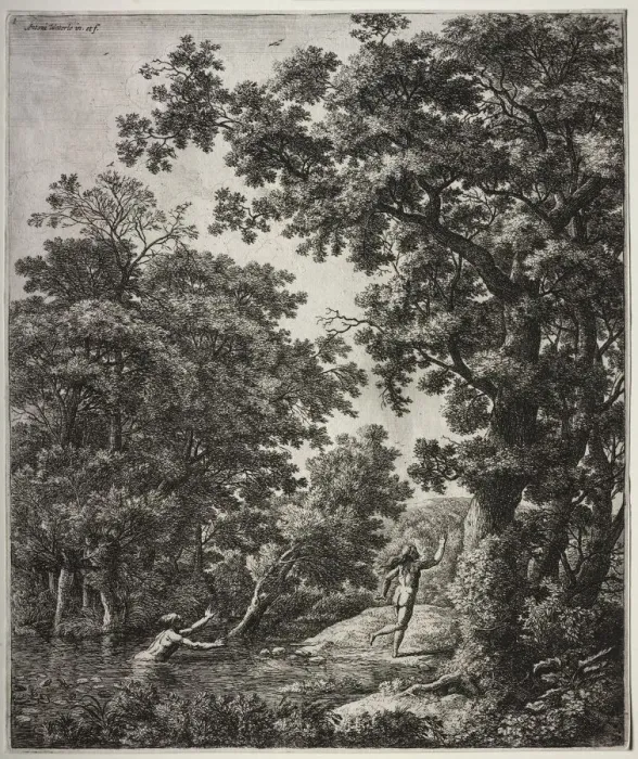 Framed Print : Alpheus and Arethusa. Creator: Anthonie Waterloo (Dutch, 1609 / 10-1690) Framed Print : Alpheus and Arethusa. Creator: Anthonie Waterloo (Dutch, 1609 / 10-1690)