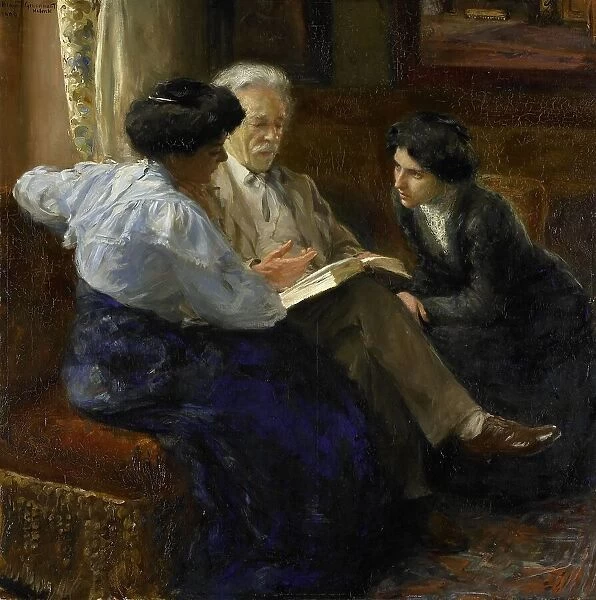 Alphons Marie Antoine Joseph Grandmont (1837-1909), the Artist's second husband... 1900-1909. Creator: Abrahamina Arnolda Louisa Hubrecht