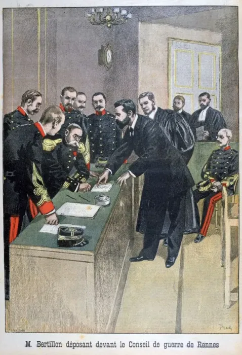 Framed Print : Alphonse Bertillon, French law enforcement officer, 1899. Artist: Oswaldo Tofani Framed Print : Alphonse Bertillon, French law enforcement officer, 1899. Artist: Oswaldo Tofani