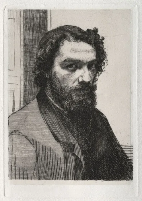 Framed Print : Alphonse Legros, 1861 (printed 1875). Creator: Felix Bracquemond (French, 1833-1914); Cadart Framed Print : Alphonse Legros, 1861 (printed 1875). Creator: Felix Bracquemond (French, 1833-1914); Cadart