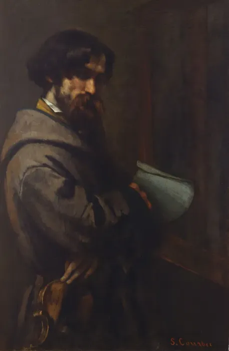 Framed Print : Alphonse Promayet (1822-1872), 1851. Creator: Gustave Courbet Framed Print : Alphonse Promayet (1822-1872), 1851. Creator: Gustave Courbet