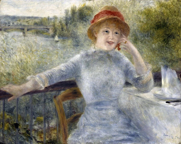 Alphonsine Fournaise, 1879. Artist: Renoir, Pierre Auguste (1841-1919)