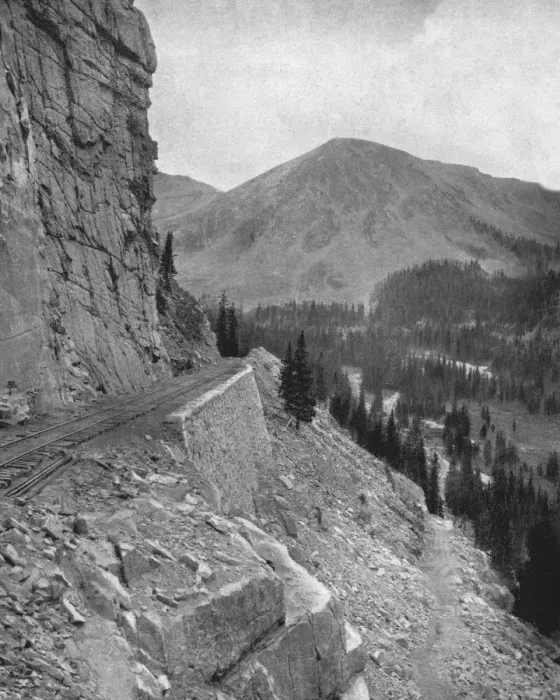Framed Print : Alpine Pass, Colorado, USA, c1900. Creator: Unknown Framed Print : Alpine Pass, Colorado, USA, c1900. Creator: Unknown
