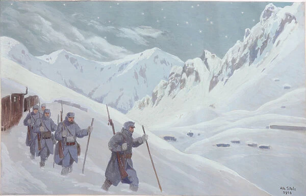 The Alpine Patrol, 1916