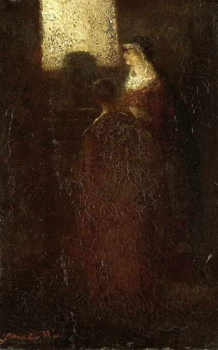 Framed Print : At the altar, 1870-1886. Creator: Adolphe Monticelli Framed Print : At the altar, 1870-1886. Creator: Adolphe Monticelli