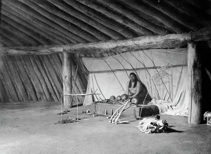 Framed Print : The altar, 1908, c1908. Creator: Edward Sheriff Curtis Framed Print : The altar, 1908, c1908. Creator: Edward Sheriff Curtis