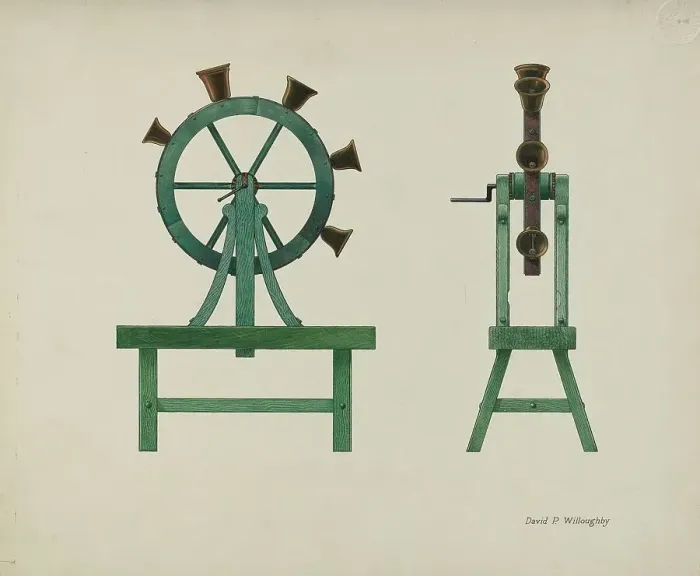 Framed Print : Altar Chimes, c. 1936. Creator: David P. Willoughby Framed Print : Altar Chimes, c. 1936. Creator: David P. Willoughby