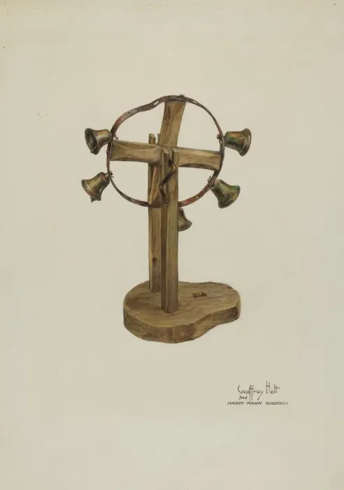 Framed Print : Altar Chimes, c. 1939. Creators: Geoffrey Holt, Harry Mann Waddell Framed Print : Altar Chimes, c. 1939. Creators: Geoffrey Holt, Harry Mann Waddell