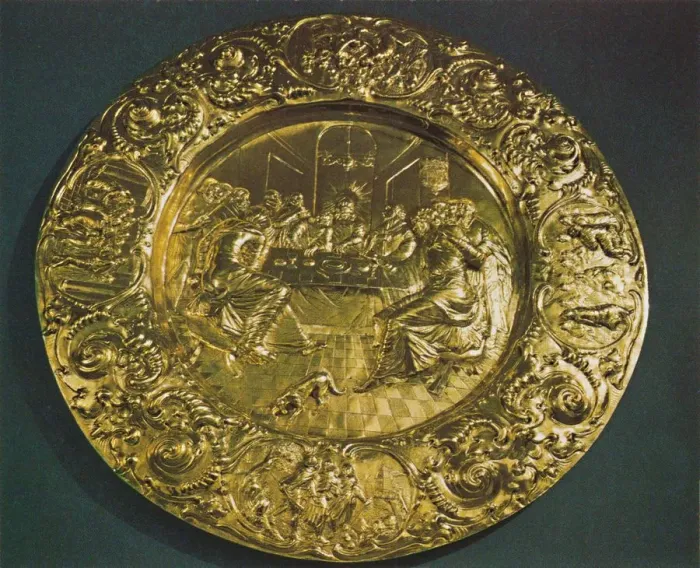 Framed Print : Altar Dish, 1664, 1953. Artist: Henry Greenway Framed Print : Altar Dish, 1664, 1953. Artist: Henry Greenway