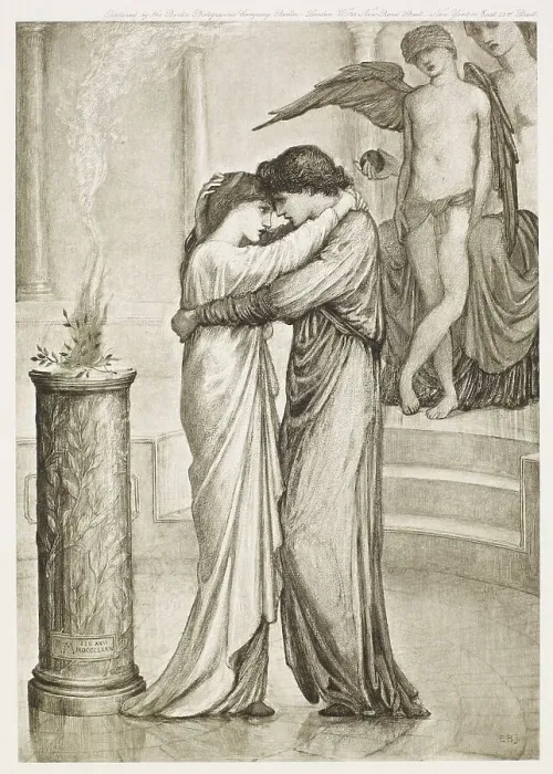 Framed Print : Altar of Hymen, c1870s, (1900). Creator: Unknown Framed Print : Altar of Hymen, c1870s, (1900). Creator: Unknown