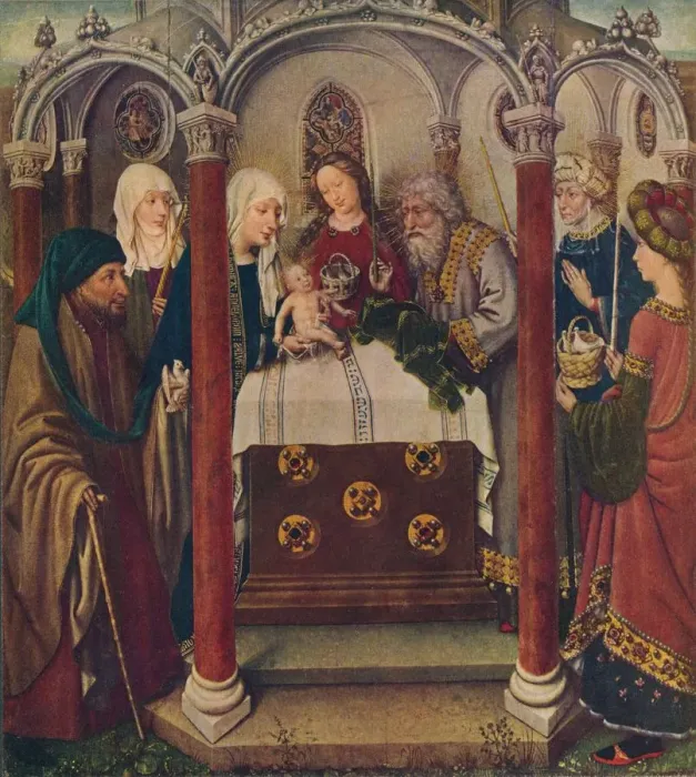 Framed Print : An Altar-Piece by The Maitre de Flemalle, 1907 Framed Print : An Altar-Piece by The Maitre de Flemalle, 1907