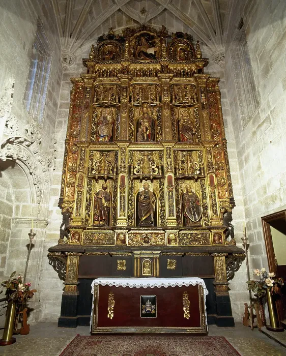 Framed Print : Altarpiece of the Chapel of St Peter and St Paul, Santiago Church, Betanzos, Galicia, Spain, 2000. Creator: LTL Framed Print : Altarpiece of the Chapel of St Peter and St Paul, Santiago Church, Betanzos, Galicia, Spain, 2000. Creator: LTL