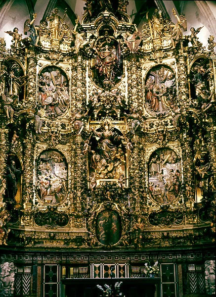 Altarpiece of the Church of Santa Maria of Arenys (1706 - 1712), work by Pau Costa
