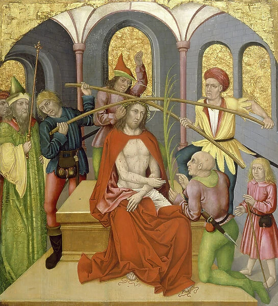Altarpiece with the Passion of Christ: Christ Mocked, c1480-1495. Creator: Unknown