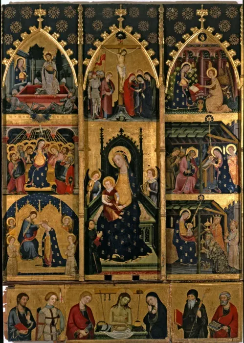 Framed Print : Altarpiece of the Virgin of Abella de la Conca Framed Print : Altarpiece of the Virgin of Abella de la Conca