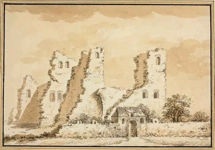 Framed Print : Altena Castle, Near Delft, Demolished in 1572, n.d. Creator: Abraham Rademaker Framed Print : Altena Castle, Near Delft, Demolished in 1572, n.d. Creator: Abraham Rademaker