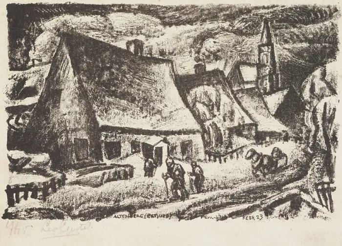 Framed Print : Altenberg (Ertsgebergte), 1923. Creator: Leo Gestel Framed Print : Altenberg (Ertsgebergte), 1923. Creator: Leo Gestel