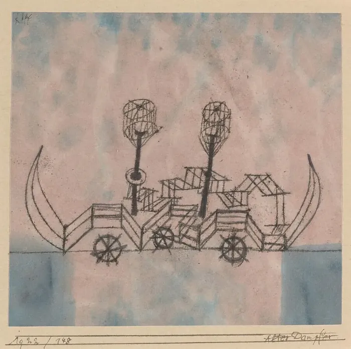 Framed Print : Alter Dampfer (Old Steamboat), 1922. Creator: Paul Klee Framed Print : Alter Dampfer (Old Steamboat), 1922. Creator: Paul Klee