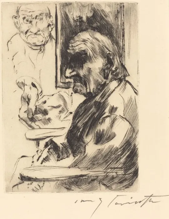 Framed Print : Alter Mann (Old Man), 1916. Creator: Lovis Corinth Framed Print : Alter Mann (Old Man), 1916. Creator: Lovis Corinth