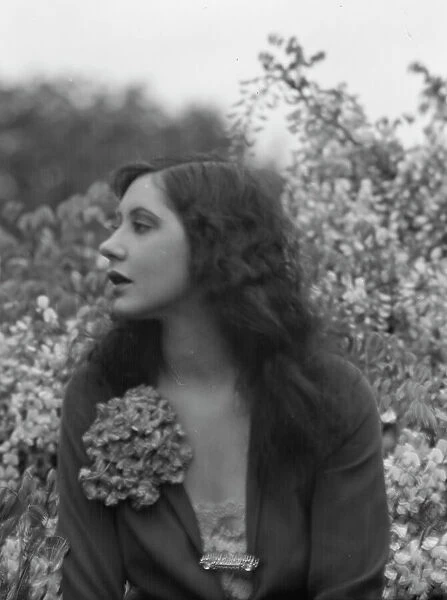 Altman, Ruth, Miss, outdoors, 1928 Creator: Arnold Genthe