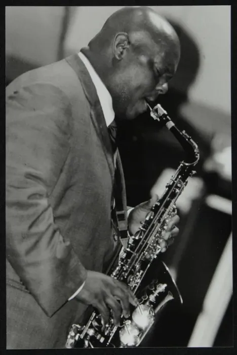 Framed Print : Alto saxophonist Wessell Anderson playing at The Fairway, Welwyn Garden City, Hertfordshire, 2004 Framed Print : Alto saxophonist Wessell Anderson playing at The Fairway, Welwyn Garden City, Hertfordshire, 2004
