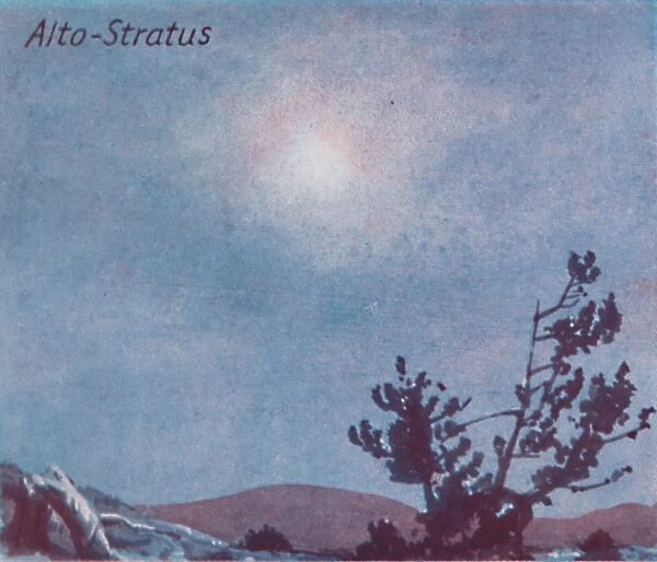 Alto-Stratus - A Dozen of the Principal Cloud Forms In The Sky, 1935