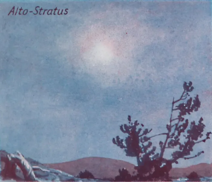 Framed Print : Alto-Stratus - A Dozen of the Principal Cloud Forms In The Sky, 1935 Framed Print : Alto-Stratus - A Dozen of the Principal Cloud Forms In The Sky, 1935