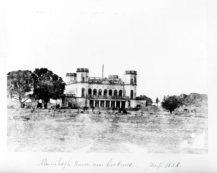 Framed Print : Alumbagh House, near Lucknow, India, 1858. Creator: Unknown Framed Print : Alumbagh House, near Lucknow, India, 1858. Creator: Unknown