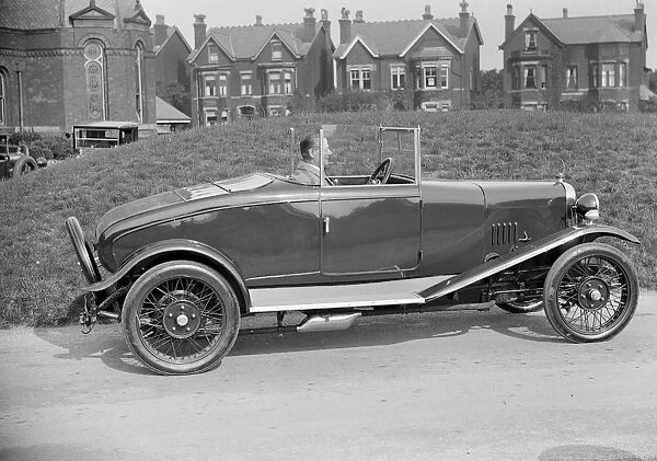 Alvis 10  /  40 at the Southport Rally, 1928. Artist: Bill Brunell