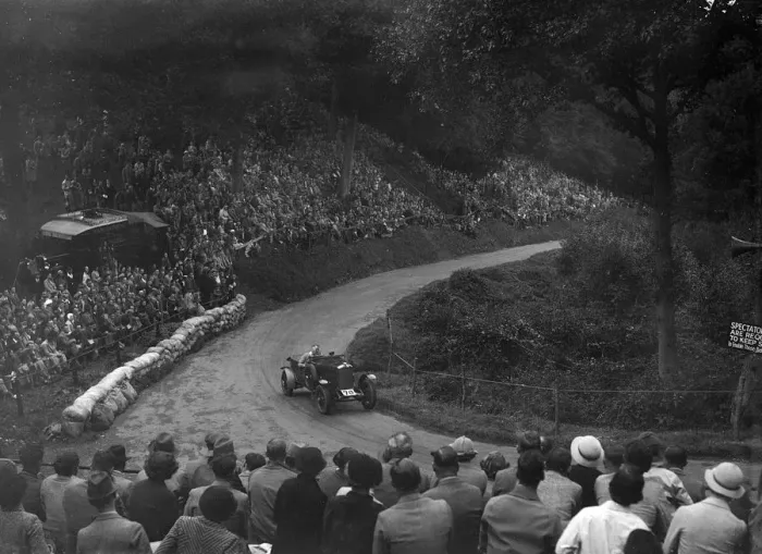 Framed Print : Alvis competing in the Shelsley Walsh Hillclimb, Worcestershire, 1935. Artist: Bill Brunell Framed Print : Alvis competing in the Shelsley Walsh Hillclimb, Worcestershire, 1935. Artist: Bill Brunell