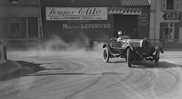 Alvis of Ruth Urquhart Dykes competing at the Boulogne Motor Week, France, 1928. Artist