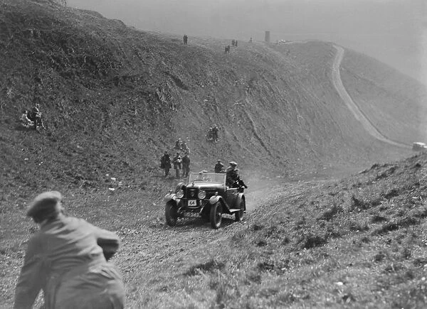 Alvis Silver Eagle of EE Budd at the MCC Sporting Trial, Litton Slack, Derbyshire, 1930