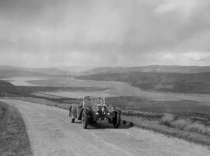 Framed Print : Alvis Speed Twenty tourer of I Fraser-Marshall competing in the RSAC Scottish Rally, 1934 Framed Print : Alvis Speed Twenty tourer of I Fraser-Marshall competing in the RSAC Scottish Rally, 1934