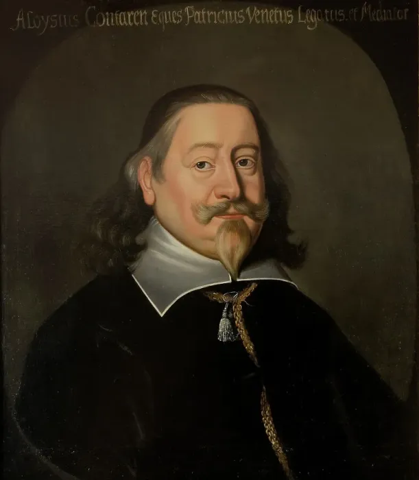 Framed Print : Alvise Contarina, c17th century. Creator: Anon Framed Print : Alvise Contarina, c17th century. Creator: Anon