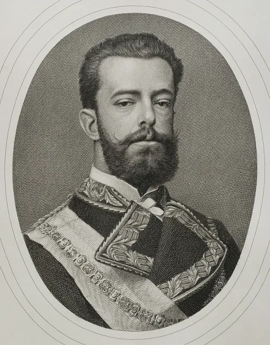 Framed Print : Amadeo I of Spain (1845-1890), King of Spain from January 2, 1871 to February 11, 1873, 1882. Creator: Joaquin Furno Abad Framed Print : Amadeo I of Spain (1845-1890), King of Spain from January 2, 1871 to February 11, 1873, 1882. Creator: Joaquin Furno Abad