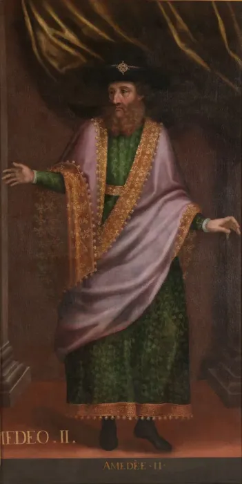 Framed Print : Amadeus II, Count of Savoy. Artist: Anonymous Framed Print : Amadeus II, Count of Savoy. Artist: Anonymous