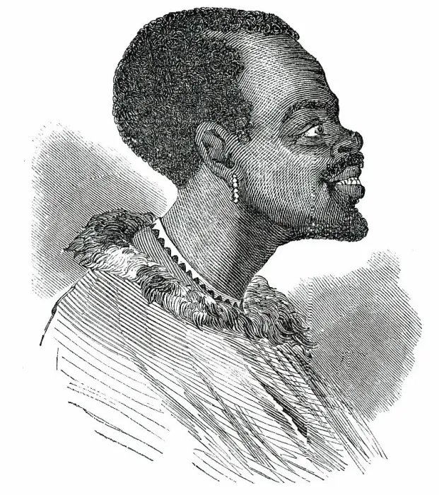Framed Print : Amakosa Fingoe Man, 1850. Creator: Unknown Framed Print : Amakosa Fingoe Man, 1850. Creator: Unknown