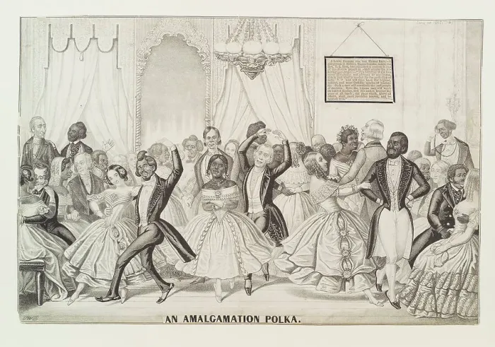 Framed Print : An amalgamation polka, 1845. Creator: Edward Williams Clay Framed Print : An amalgamation polka, 1845. Creator: Edward Williams Clay