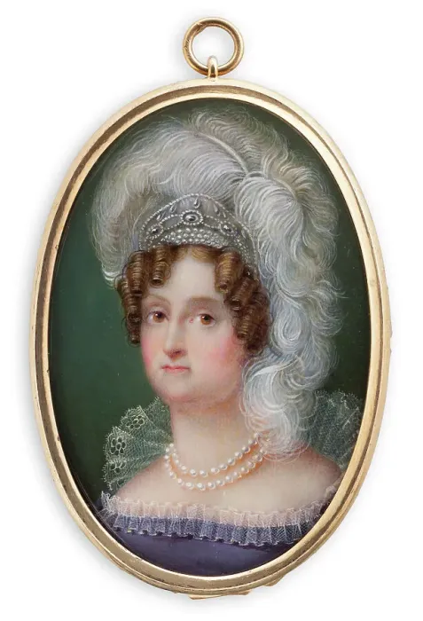 Framed Print : Amalie of Zweibrücken-Birkenfeld, 1817-1847. Creator: Jeremias David Alexander Fiorino Framed Print : Amalie of Zweibrücken-Birkenfeld, 1817-1847. Creator: Jeremias David Alexander Fiorino