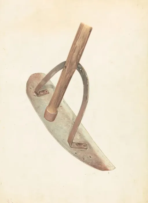 Framed Print : Amana Bakers Hoe, c. 1938. Creator: Arthur Stewart Framed Print : Amana Bakers Hoe, c. 1938. Creator: Arthur Stewart
