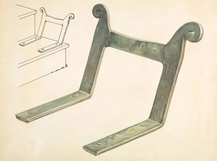 Framed Print : Amana Shoe Scraper, c. 1937. Creator: Arthur Stewart Framed Print : Amana Shoe Scraper, c. 1937. Creator: Arthur Stewart