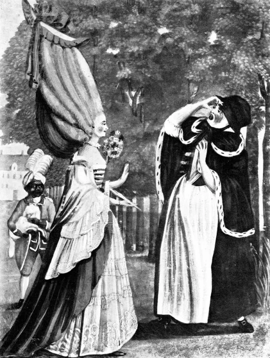 Framed Print : Be not amaz d dear Mother, it is indeed your daughter Anne, 1770 Framed Print : Be not amaz d dear Mother, it is indeed your daughter Anne, 1770