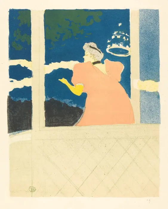 Framed Print : At the Ambassadeurs (Aux Ambassadeurs), 1894. Creator: Henri de Toulouse-Lautrec Framed Print : At the Ambassadeurs (Aux Ambassadeurs), 1894. Creator: Henri de Toulouse-Lautrec