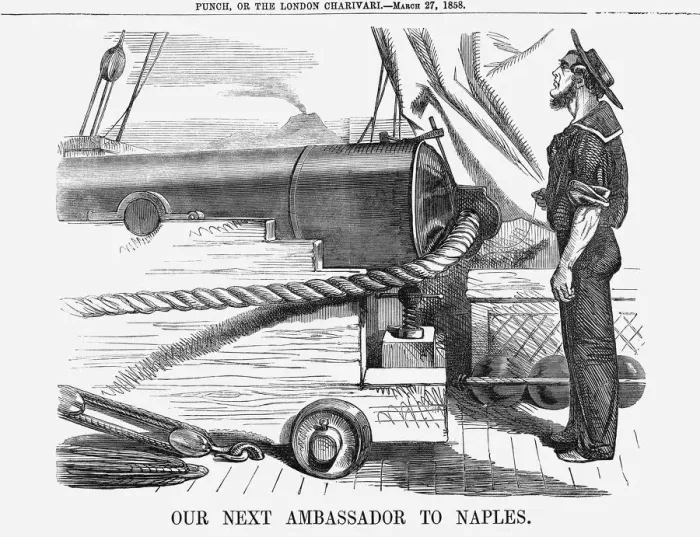 Framed Print : Our next Ambassador to Naples. 1858 Framed Print : Our next Ambassador to Naples. 1858