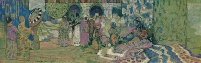 Framed Print : The Ambassadors, c1917, (1918). Artist: George Sheringham Framed Print : The Ambassadors, c1917, (1918). Artist: George Sheringham